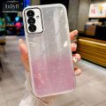 AnDyH Phone Case for Samsung Galaxy A13 A04S A05S A14 A15 A25 M53 M54 A24 A54 A34 A245 M14 F14 A55 4G 5G High End Flash Powder Gradient Transparent All Inclusive Camera Protection Casing. 