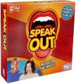 Hasbro - Speak Out Board Game Includes 5-Mouthpieces 200-Double Sided Cards Timer, Instructions. 