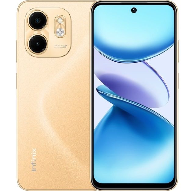 Infinix Smart 9 HD 4/64GB Storage, 13MP Camera, 5000mAh Battery, 6.7" 120Hz Display, Android 14 (Go Edition), Dual SIM, Side Fingerprint, 4G LTE, IP54 Splash Resistant