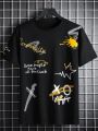 Smile Broken Printed T shirt For Men/boys Summer Collection Soft jersy. 