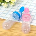 Pack of 2 Baby Spoon Feeder Silicone with Fruit Pacifier - Silicone Spoon for BabyFeeding with Pacifier - Baby Silicone Squeeze Spopn Feeder for Crawling Baby and Toddlers. 