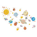 Background Sticker Solar System Excellent Workmanship Sticker Decal. 