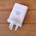 Infinix Original 45 Watt Charger Power Adapter infinix 45w Charger Box Pulled Original 45 Watt Adaptor 100CM USB Type C Cable For Infinix Zero 20 Note 30 40 12 11 10 Pro Hot 40 Hot 40 Pro 30 30i Zero 30 20. 