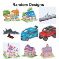 3D Puzzle Jigsaw Paper Model |3D House Building Puzzle | Learning Educational Toys For Children | Kid Gift 3D DIY Puzzle Citadel Model Cartoon House Assembling Toy Kid Early Learning. 