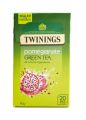 Twinings Tea Green Tea & Pomegranate 20 Tea English Break Fast Tea Bags 40g Tea Bags 20 per Pack Pack of 1 Made in England. 
