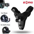 ENRG Motorcycle Helmet Chin Stand Mount Holder Sports Camera Full Face For Mobile And GoPro. 