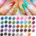 glitter powder 12 pcs for nail art and craft nails sequins powder cosmetic festival dusty glitter chunky body  manicure craft glitter for nail hair face eye shadow. 
