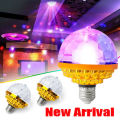 Party Decoration Light RGB Light Night Light LED Full Color Rotating Lamp E27 Base Decoration RGB Bulb Multi Changing Color Stage Light For Parties DJ normal LED 6W. 