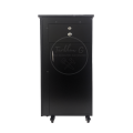 Iron Stand Folding With Storage Cabinet & Wheels Including Brakes - Wooden Iron Stand - Ironing Board Foldable - Adjustable. 