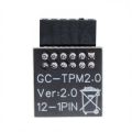 TPM 2.0 Encryption Security Module Remote Card LPC-12PIN Module. 