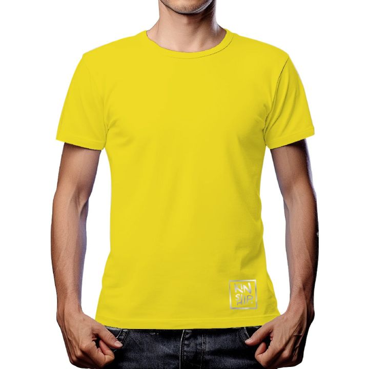 Plain%20T-Shirts%20Round%20neck%20Half%20Sleeves%20for%20Men's%20fabric%20Cotton%20for%20Summer%20wear%20fine%20Quality%20-%20Image%202