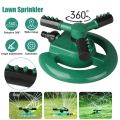 Garden Sprinklers Automatic watering Grass Lawn 360 Degree Circle Rotating Water Sprinkler 3 Nozzles Three Arm Garden Pipe Hose. 