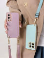 Crossbody Lanyard Plating Case For Oneplus 9 10 11 Pro Ace 2 V 2v 9r 8t 9 R 10r 10T Cord Silicone Back Cover One Plus 9pro 10pro PCardiaCP. 