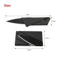 FOLDING POCKET / WALLET KNIFE: CREDIT CARD SIZE: SMALL & SHARP BLADE: SELF DEFENSE: EMERGENCY: Camping Knife. 