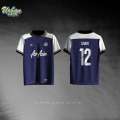 Free Custom UBOF FOOTBALL Jersey Retro Collar Jersi Bu Lelaki Unisex Polo Shirt Oversized tshirt lelaki. 