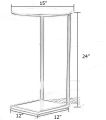 Sofa Table Side Table End Tables Coffee Table Tea Table Double Layer Living Room Corner Table Iron Art Coffee Tables Balcony Bedside Table Storage Table. 