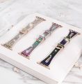 Changes Color Shiny Jelly Bracelet for Apple Watch Band 41 45mm 38 42mm 40 44mm Women Bling Silicone Strap for iwatch 7 6 5 4 3. 