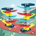 Ramp Racing Toy For Kids Car Adventure Toy Race Track Cars New DIY Assembled Gliding Track Vehicles car Parking Lot Car Model Combination Vehicle Set Children's Toys For Best Gift Boys kids. 