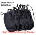 Soft Portable Eye Mask Black Fast Sleeping Eyeshade Cover Eye Masks. 