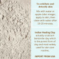 Silver Sea Indian Healing Clay Mask | 100% pure calcium Bentonite Clay Mask Healthy Bright Skin | Natural Deep Pore Cleansing Mask For All Skin Type. 
