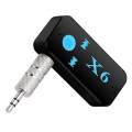 X6 Wireless Bluetooth Receiver 3.5mm Jack AUX Audio Stereo Music MIC Car Adapter. 