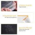 Dust Sheets Roll, Plastic Masking Film Rolls Drape Masking Film with Self-Adhesive Tape for Painting Furniture Covering. 
