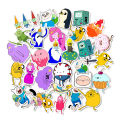 Laptop Stickers Cartoon Adventure Time Design Bikes Notebooks Decals. 
