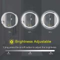 AI-LIGHTING 600mm Round Bathroom LED Mirror Illuminated Backlit 3 LED Light | ANE034. 