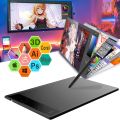 VEIKK A30  Drawing Tablet 10x6 Inch Graphics Tablet     +   VEIKK Voila L Drawing Pad 10X6 inch,. 