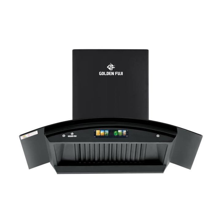 GOLDEN FUJI - Kitchen Range Hood - Wall Mounted - Pure Copper Motor Blower - Powerful Suction 1000CFM - Hand Sensor - Touch Panel - GF400