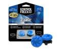 KontrolFreek FPS Freek Edge for PlayStation 4 (PS4) and PlayStation 5 (PS5) | Performance Thumbsticks | 1 High-Rise Convex, 1 Low-Rise Convex | Blue. 