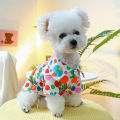 1PC Pet Clothing Dog Spring/Summer/Autumn Thin Color Bubble Coat Shirt Homewear With Drawstring Buckle For Small Medium Dogs. 