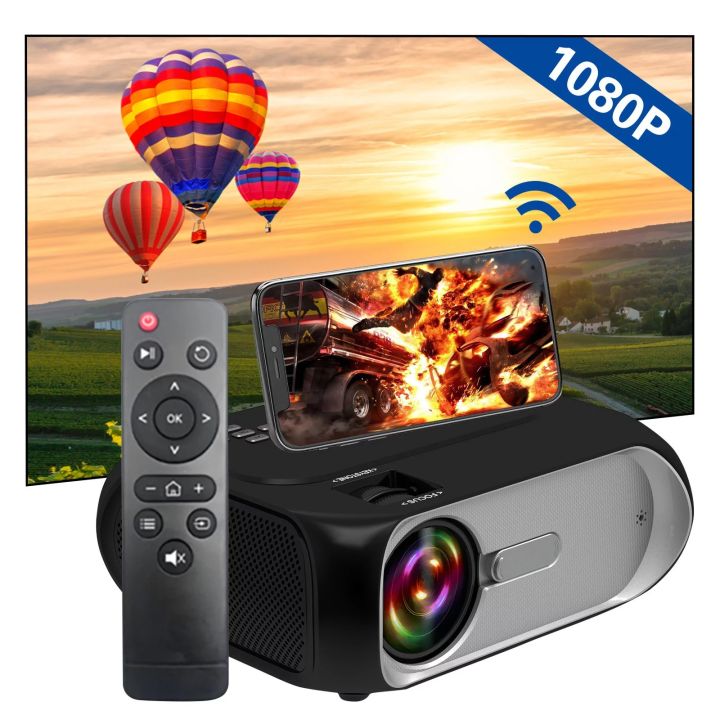 Hy350 Android 11.0v (cpu Allwinner H713) Smart Projector 2/32GB Dual Speaker 1080p With Dual Band Wifi6 And Bluetooth 5.0 Brightness (lumens) 580 Ansi Support 4k