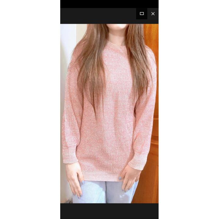 Women Pink Winter Top Sweaters for Women Premium Quality Sweaters Daraz.pk