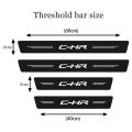 4 Pcs Car Door Sill Scratch Protection Trim Scratch For Toyota C-HR CHR Car Accessories. 