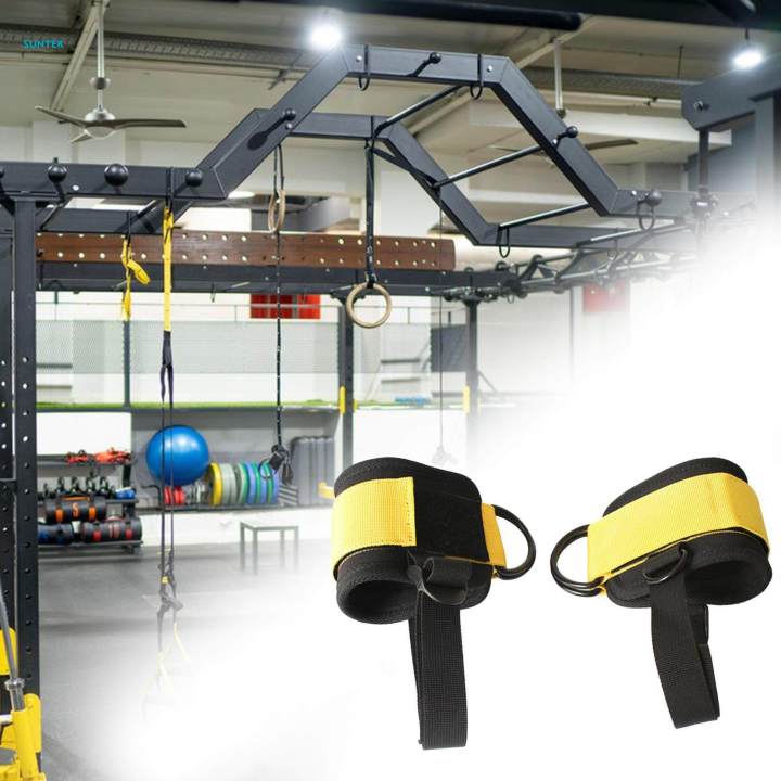 2x Ankle Straps for Cable Machine, Ankle Support Parts Exercise Machine ...