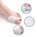 Pack Of 5 Pairs Silicone Gel Foot Fingers Hole Bunion Toe Separator Thumb Valgus Protectors. 