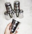 3 Pcs Stainless Steel Water Drinking Glass 350ml. 