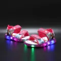 Disney Frozen Elsa Princess Girls Sandals Summer Children's Sports Beach Pink Purple Girls Boys Soft Led Light Shining Shoes. 