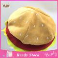 Trendygirl Ladies Hamburger Hat Stretchy Adults Universal Cheeseburger Shaped Cap. 