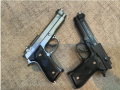 Metal+Plastic Airsoft Toy Gun - Colt 1911 (350g) & Beretta (375g) | 20-25m Shooting Range | BB Bullets Included | Fake Toy Gun for Kids & Outdoor Play. 