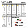 10PCS YAYUN KD Xhorse JMD VVDI Remote Car Key Blade Blank for KD900-X2 For Renault Toyota BMW VW AUDI PSA Peugeot Citroen Ford. 