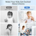 Erasable Chore Chart for Kids for Kids to Do List Routine Task Planning Board with Magnetic Stickers Refrigerator Magnet. 
