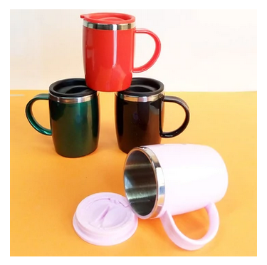 Beli Beast 400ml Stainless Steel Insulated Air-Tight Thermal Mug Stainless Steel Vacuum Insulated Coffee Ice Cup Travel hot  Mugs Tea , Milk ,  cuffee mug Automatic Electric Drinkware cup for tea milk and cuffe Anti-Slip Handle Stainless Steel Tea Mug