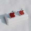 New Apple Cufflinks apple stud apple design high quality Cufflinks for men , shirt studs. 