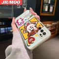 JIUMOO For OPPO A16 OPPO A16s Case Cartoon Cute Toy Story Side Design Luxury Plating Phone Case Square Edge Pattern Liquid Silicone Casing Full Cover Camera Soft Protection Cases. 