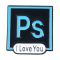 Classical Pixel Cursors Photoshop Toolbar Hourglass Computer Window Icon Mouse Pointer Hand Arrow Enamel Brooches Pins. 