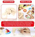 Dotz Brand Baby Toys School Paint Tools Educational Coloring Book Paint Learning Coloring Board Drawing Board Wooden Drawing Toys. 