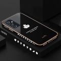 Phone Case For Samsung Galaxy A04S Back Cover with Tempered Glass Couple Back Cover Shockproof Samsung A04S. 