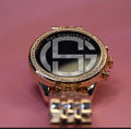 Gen9 Ladies Smartwatch with Diamond Strap HD Display 1.3 inch Screen, Bluetooth Calling, Dual Straps (Rose Gold). 